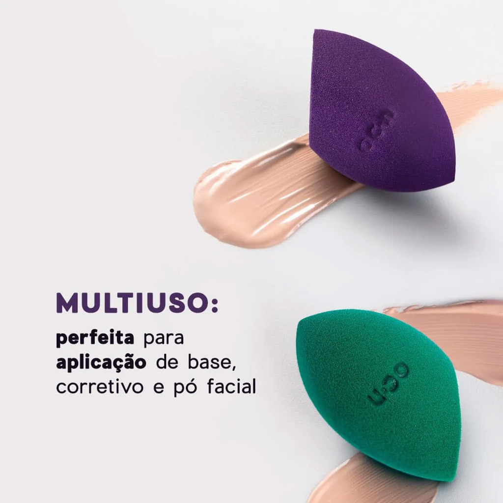 Esponja de Maquiagem Oceane Flat Blend