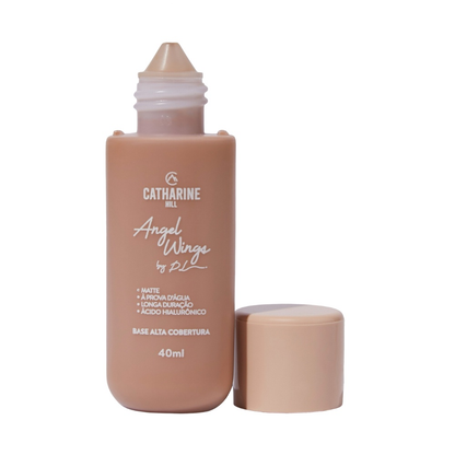 Base Líquida Alta Cobertura Pri Lessa Catharine Hill A Prova Dágua Matte 40ml