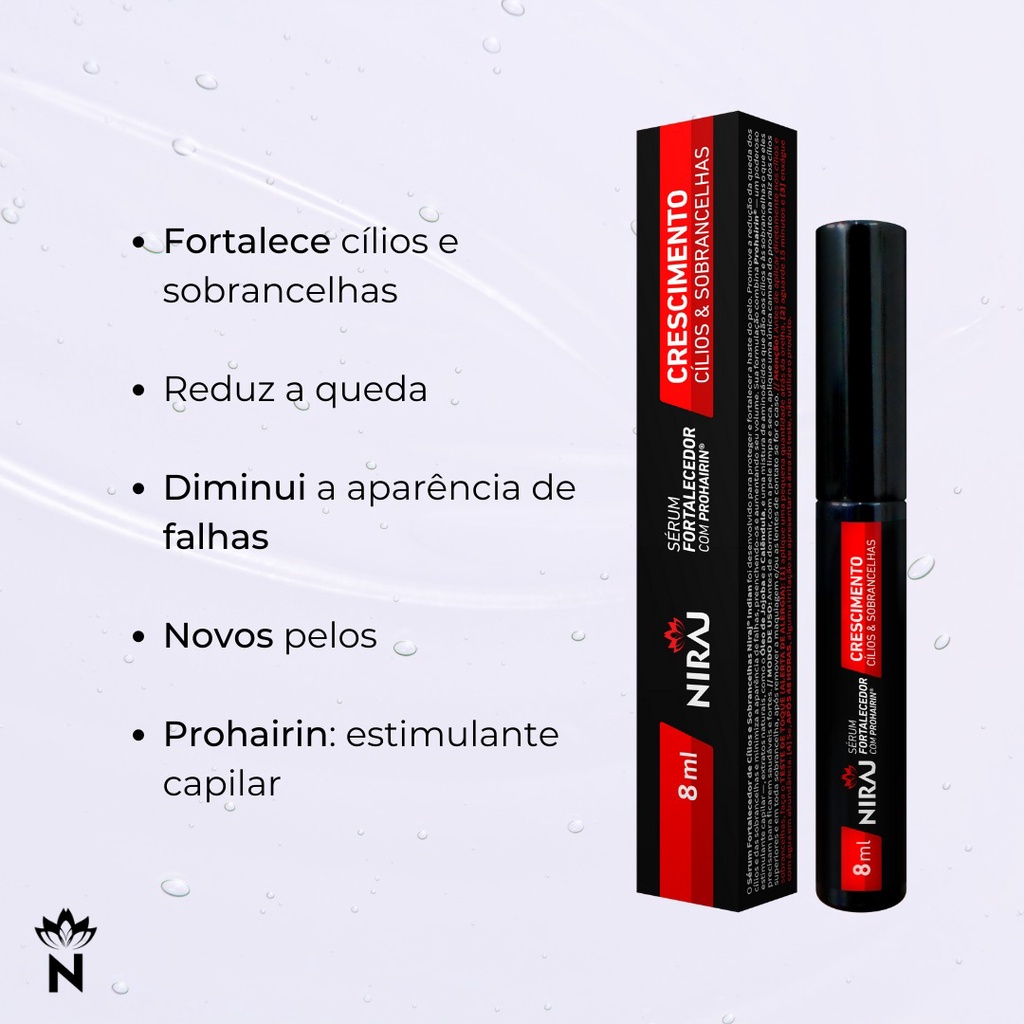 SERUM NIRAJ FORTALECIMENTO 8ML VERMELHO