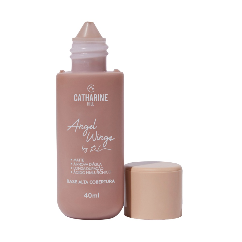 Base Líquida Alta Cobertura Pri Lessa Catharine Hill A Prova Dágua Matte 40ml
