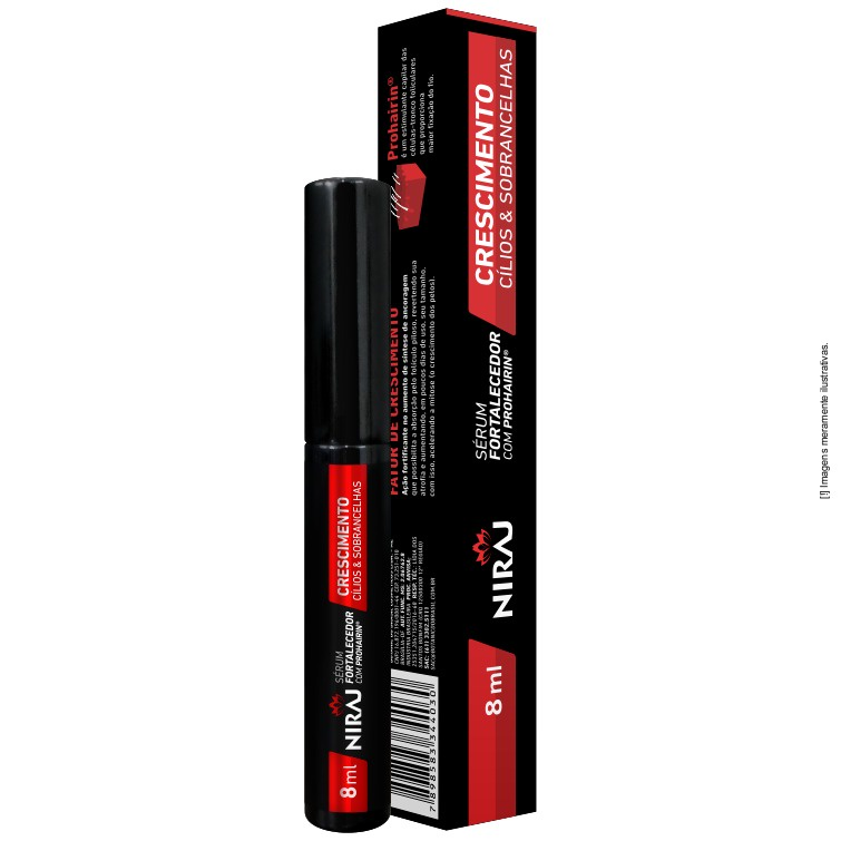 SERUM NIRAJ FORTALECIMENTO 8ML VERMELHO