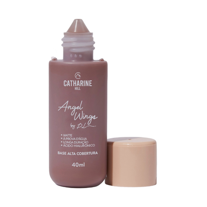 Base Líquida Alta Cobertura Pri Lessa Catharine Hill A Prova Dágua Matte 40ml