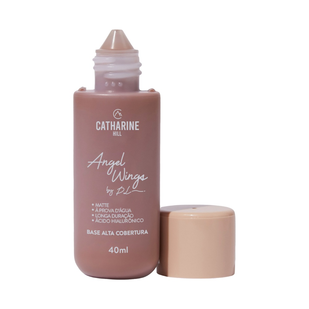 Base Líquida Alta Cobertura Pri Lessa Catharine Hill A Prova Dágua Matte 40ml