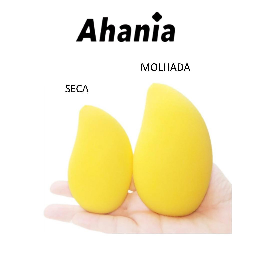Esponjas Formato De Manga para Maquiagem, Multifuncional Base, Pó, Contorno, Corretivo