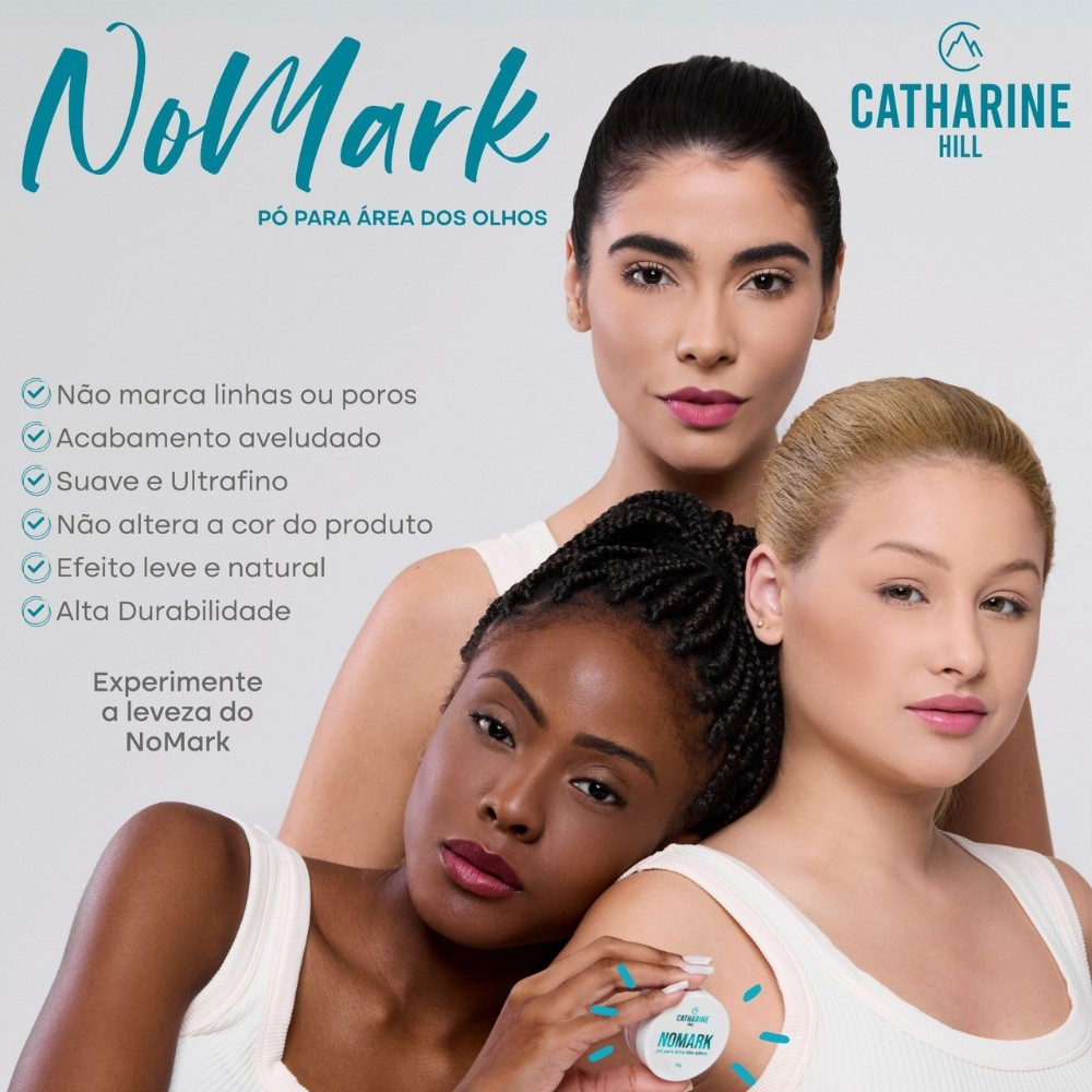 Pó Translúcido Para Olhos Nomark Catharine Hill Ultrafino Aveludado