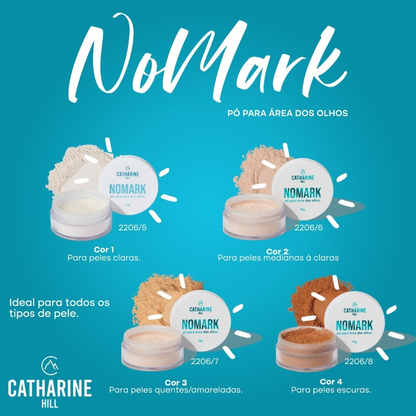Pó Translúcido Para Olhos Nomark Catharine Hill Ultrafino Aveludado