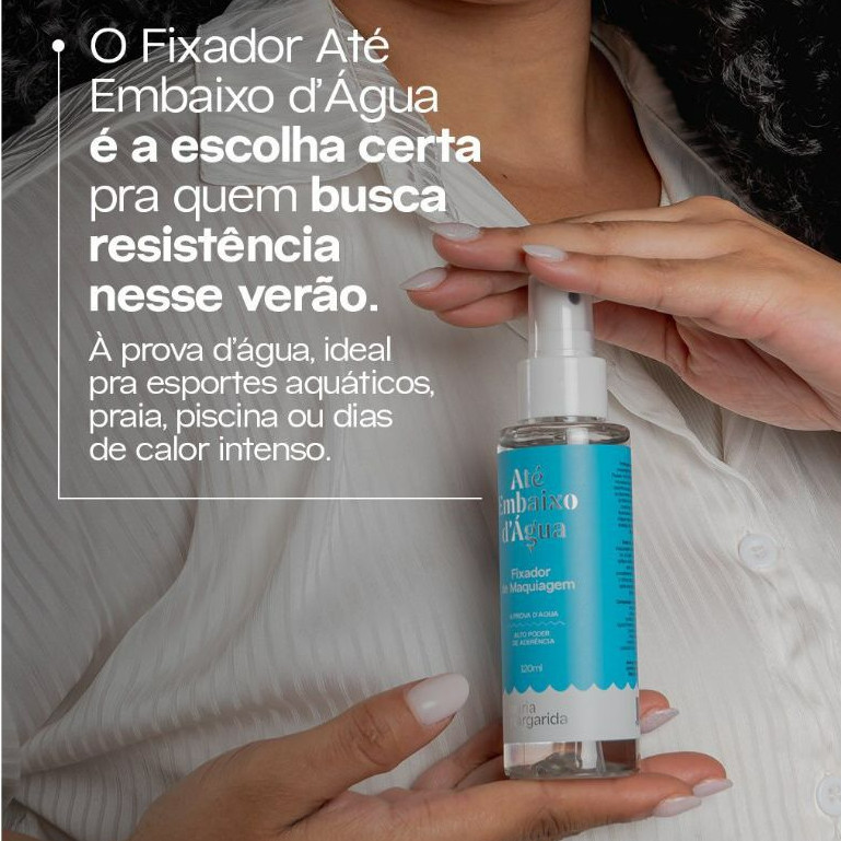 Fixador de Maquiagem à Prova D'Água Até Embaixo D'Água Maria Margarida