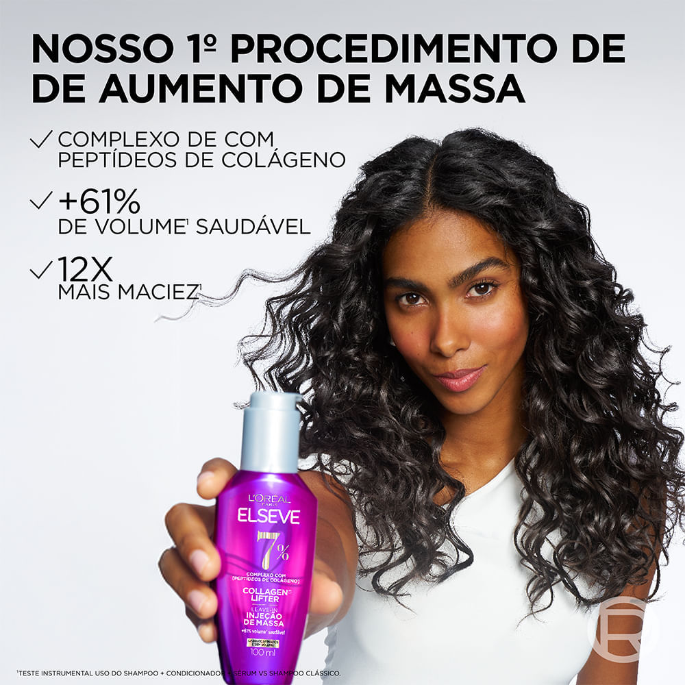 Leave-In Injeção De Massa Elseve Colágeno Lifter 100ml