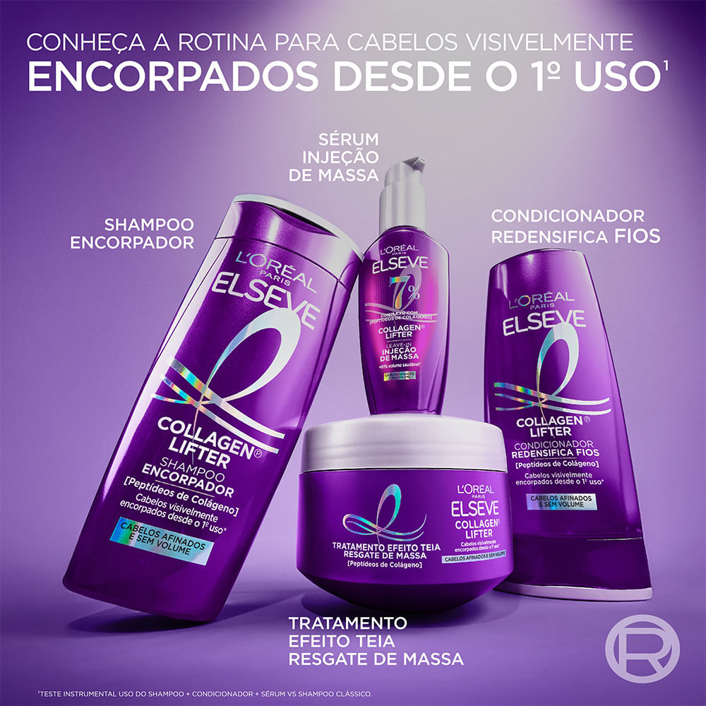 Leave-In Injeção De Massa Elseve Colágeno Lifter 100ml