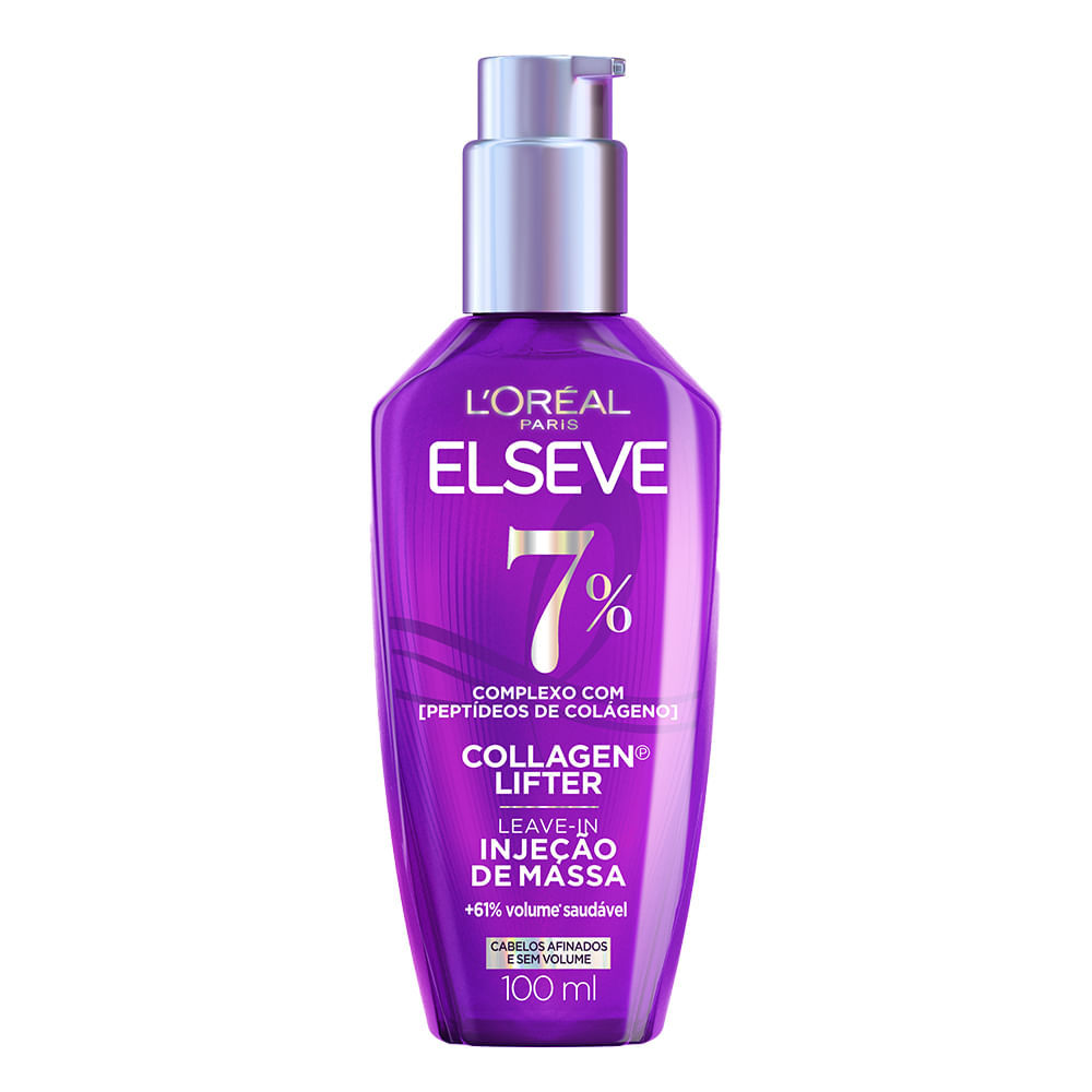 Leave-In Injeção De Massa Elseve Colágeno Lifter 100ml