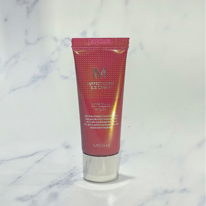 missha m perfect cover bb cream 20ml/50ml 13,21,23,25,27,29,31 spf42 pa+++