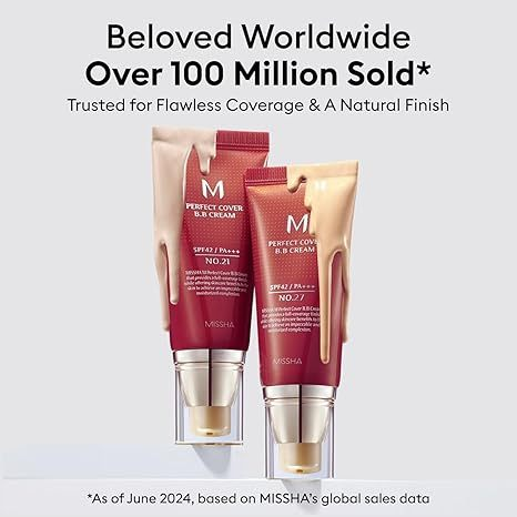missha m perfect cover bb cream 20ml/50ml 13,21,23,25,27,29,31 spf42 pa+++