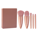 Kit 5 de pincéis Para maquiagem Com espelho super sofisticado